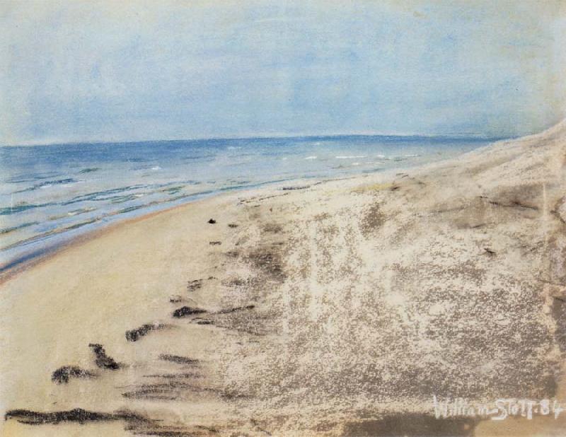 William Stott of Oldham Sand-dunes oil painting picture